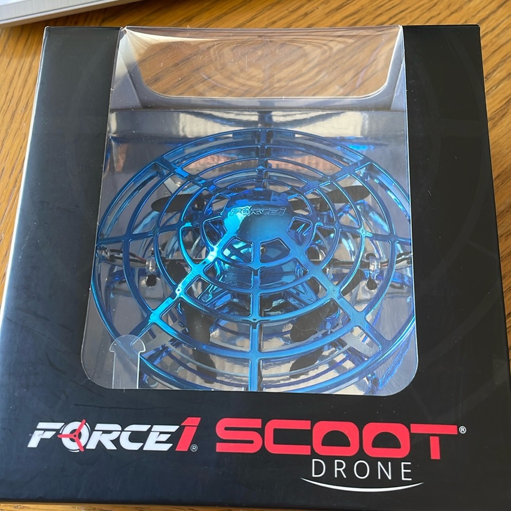 Force1 Scoot Hands-Free Drone Blue NEW in Box